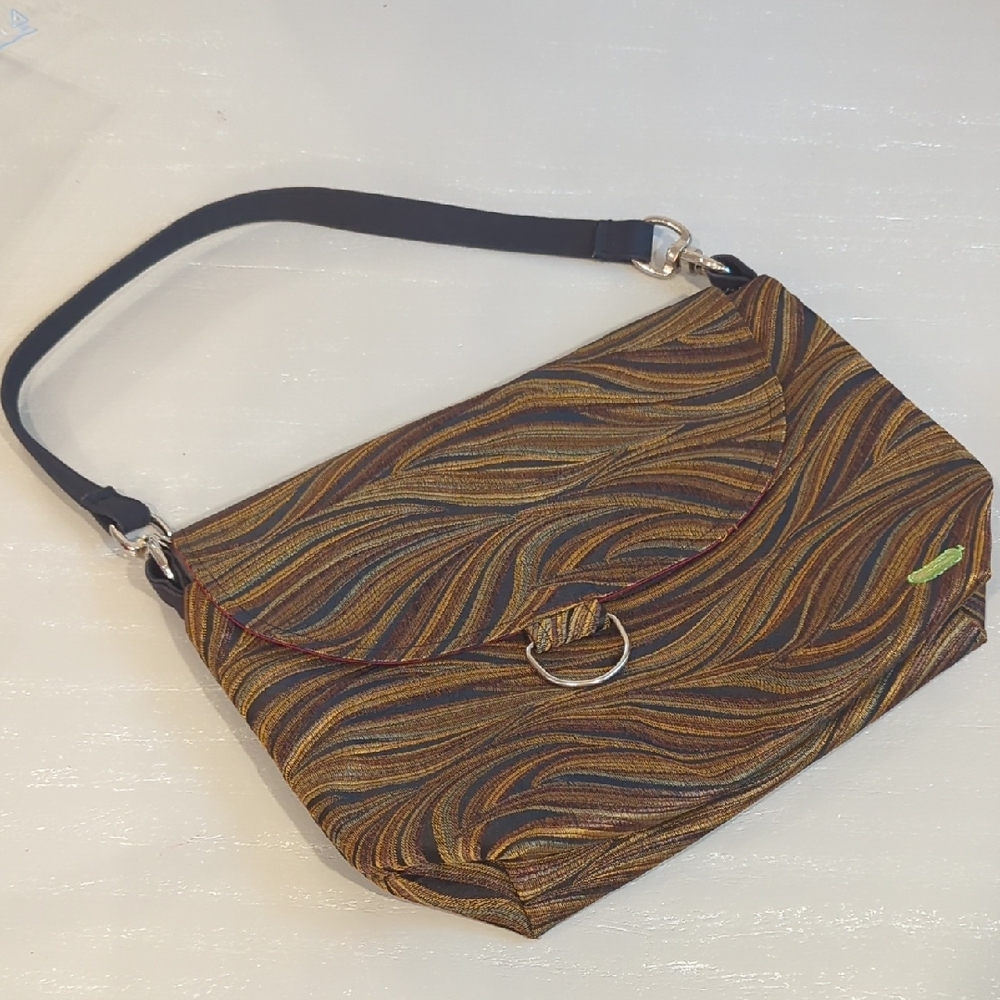 Viv Pickle Tapestry‎ Bag Brown Abstract